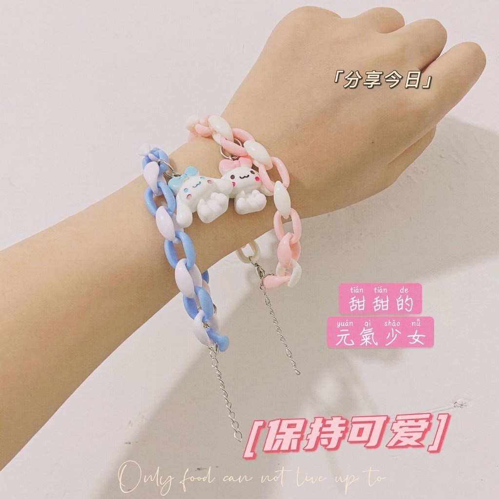 Jepang jk lembut gadis Cinnamoroll babycinnamoroll gelang wanita in pacar perempuan Mori satu pasang