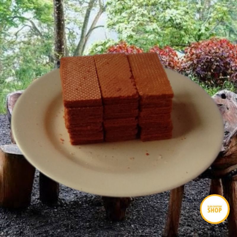 

Wafer Coklat susu 250gr renyah manis Snack lebaran ...