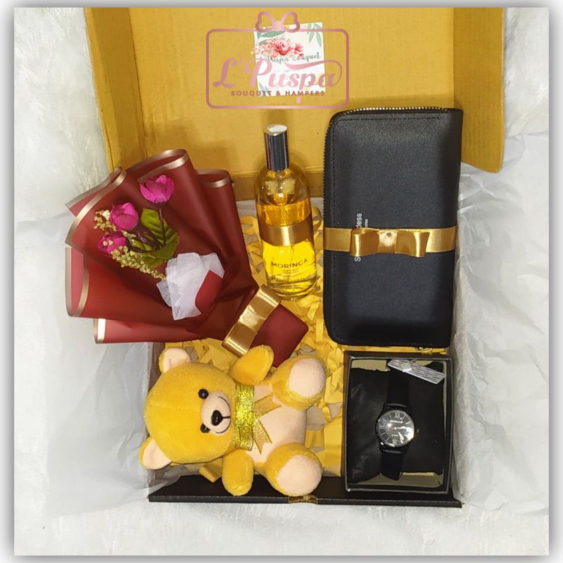 HAMPERS WANITA HADIAH ULANG TAHUN ANNIVERSARRY GIFT BOX