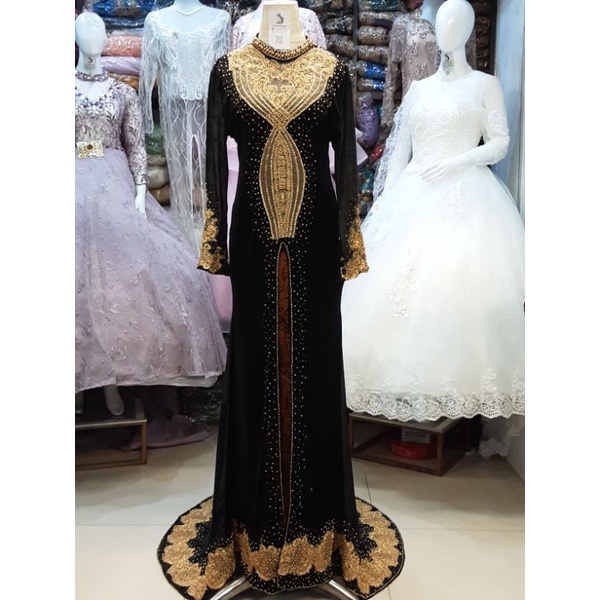 Kebaya Pengantin  Bludru Modern