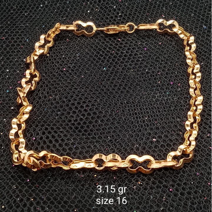 Gelang Emas 17K - 3.15 gr Kadar 750 - 1535