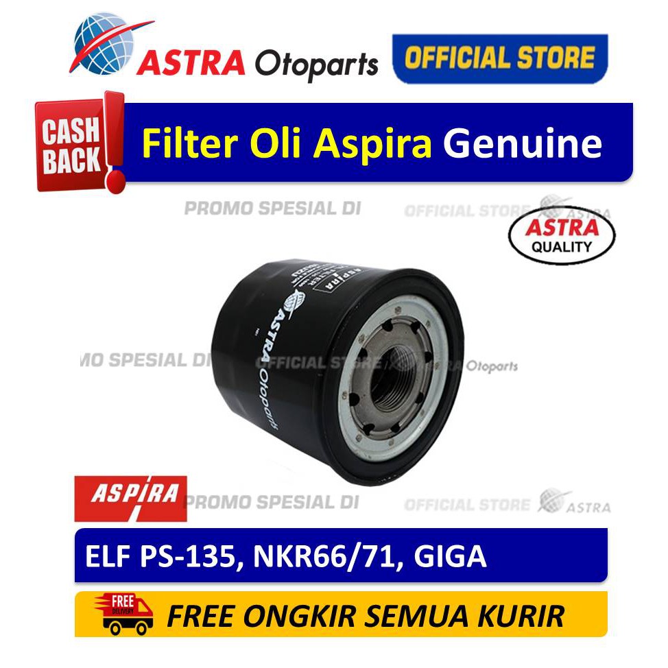 Filter Oli/ Oil Filter Aspira ELF PS-135, NKR66/71, GIGA