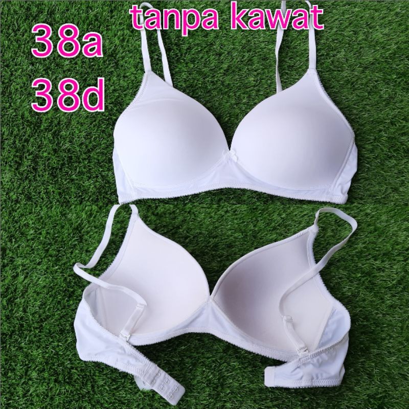 Bra C&A 38a 40d wire free bra white