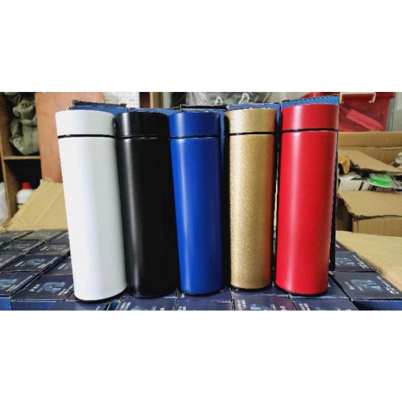 Tumbler Stainless dengan Display Suhu Digital led