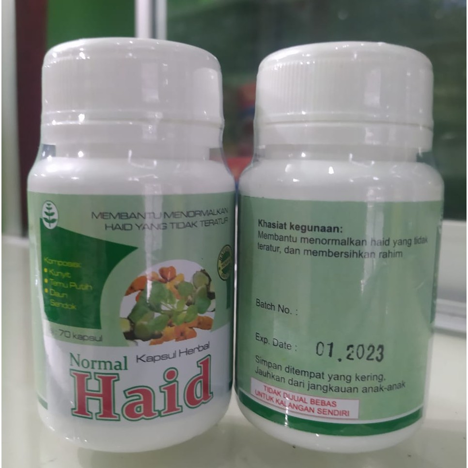 Obat herbal ampuh menormalkan dan melancarkan haid dengan kapsul normal haid alami berkualitas