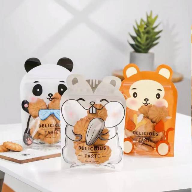 packaging lucu , ziplock bag edisi animal | ziplock bag kekinian