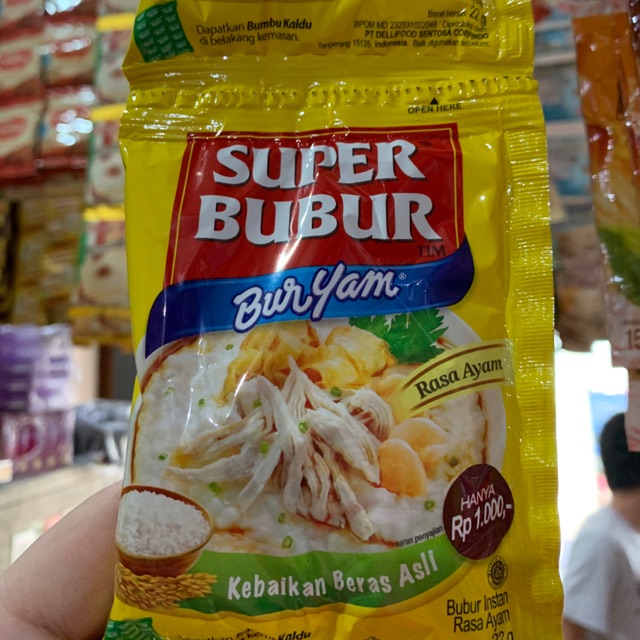 Jual Super Bubur Buryam Renceng Isi 10 Pcs X 22gr Bubur Instan