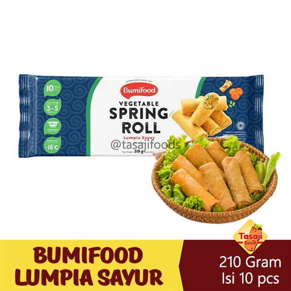 Bumifood Lumpia Sayur ( Vegetable Spring Roll ) Isi 10