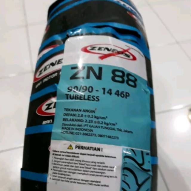 Ban ZENEOS 90 90 - 14 ZN 88 Tubeless