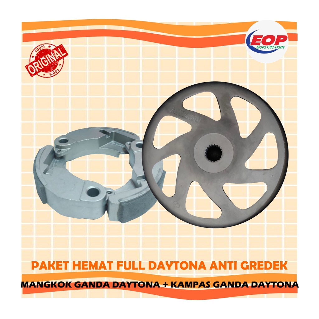 Daytona Mangkok Kampas Ganda Nmax 2019 Up Anti Gredek!