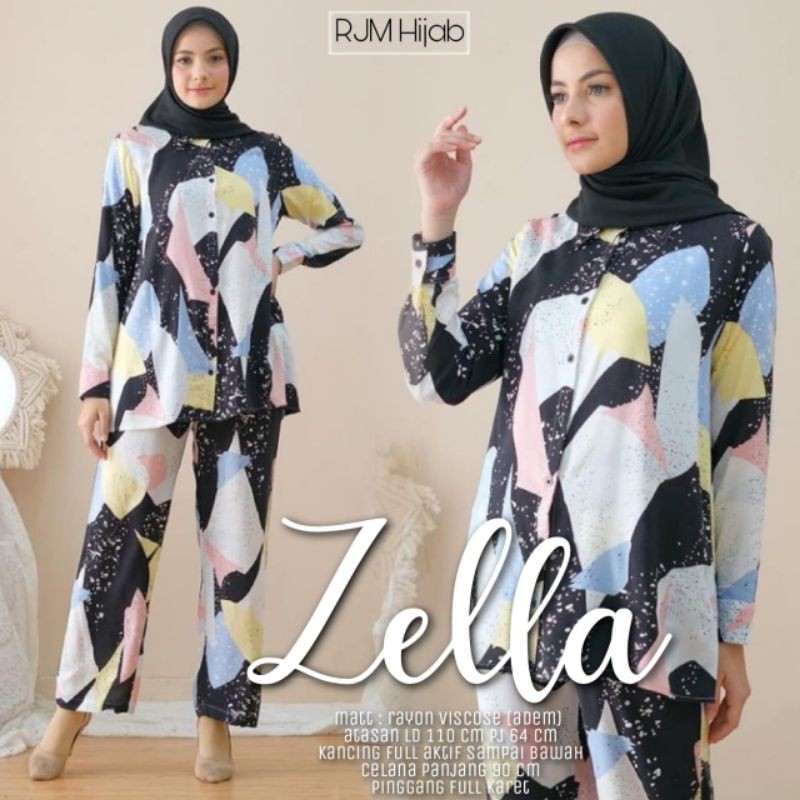ZELA BAJU TIDUR RAYON SET