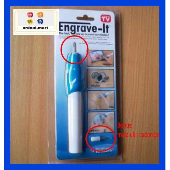 

6Rtiut7- Engrave It/ Pena Ukir/ Pen Grafir/ Pena Grafir/ Alat Ukir 5Ea5W5-
