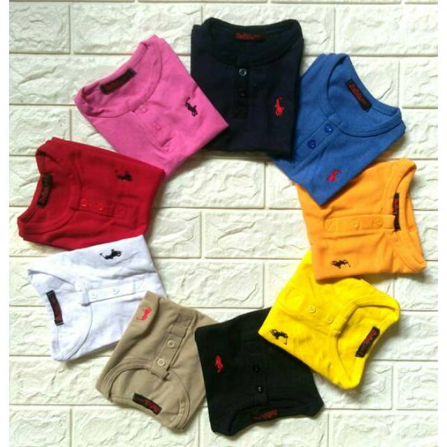  Kaos  polo  anak  polo  kancing  polo  button tee Shopee 