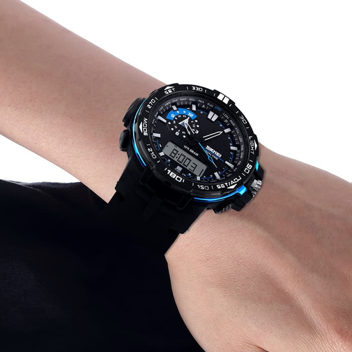 Jam Tangan Casio Original Skmei Casio Sporty Anti Air Model Baru - Orange