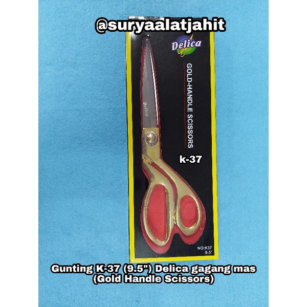 Gunting Delica K-37 (24cm) gagang mas =rp.57.500/pcs