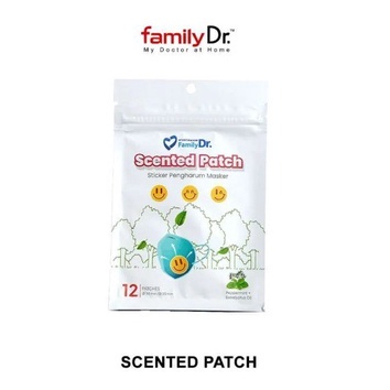 Scented Mask Patch Sticker Pengharum Masker Family Dr Isi 12 Pcs