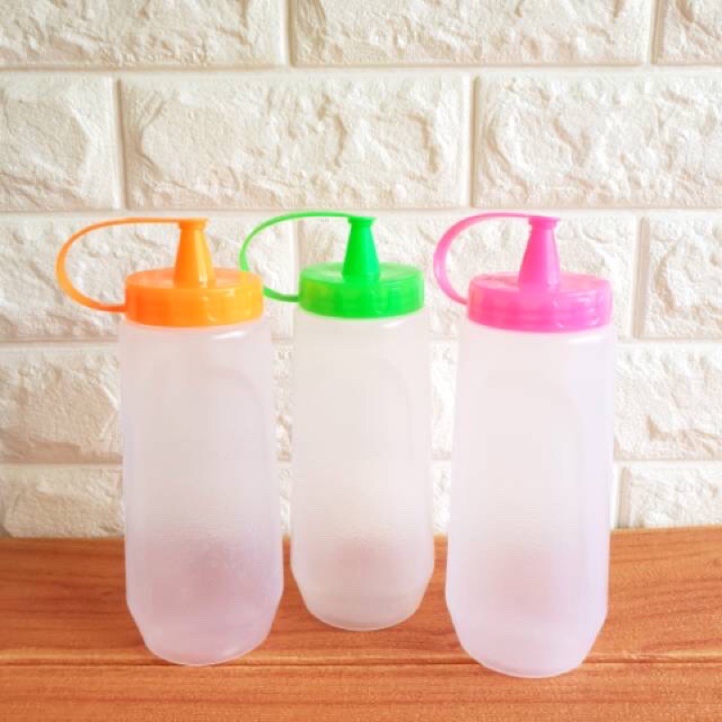 BOTOL KECAP SAOS 500 ML PLASTIK