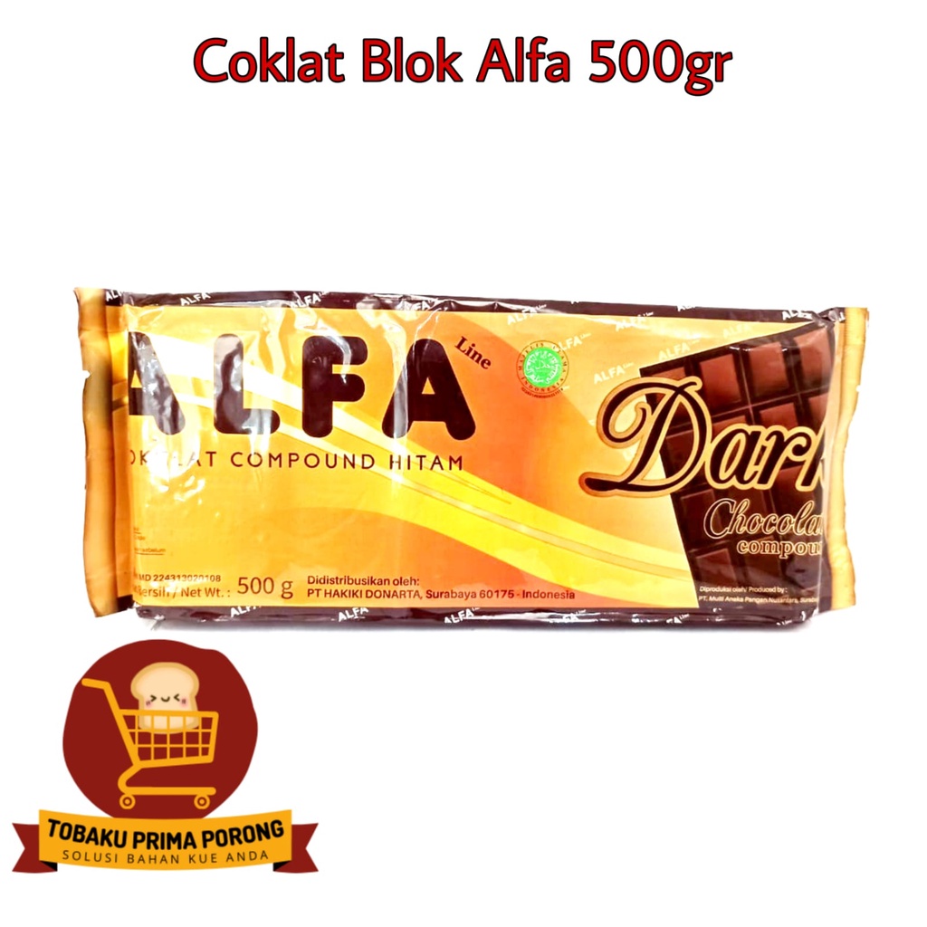 

CHOCOLATE DARK ALFA COMPOUND - 500 GR