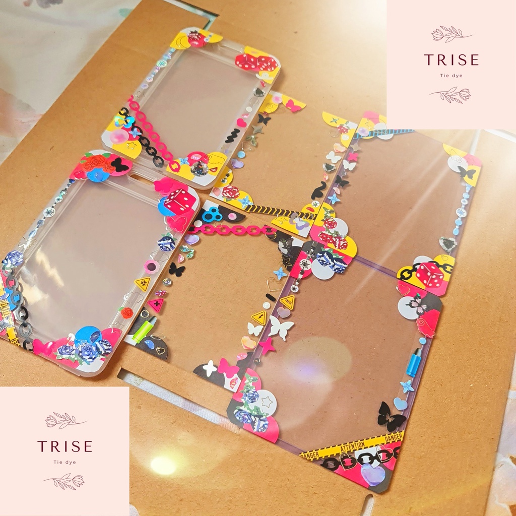 [Ready] Photocard Holder Deco/Inner Sleeve Deco Sultan Amethyst Hologram Holo/Top Holder Deco/Top Lo