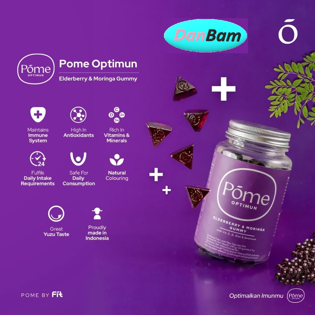 Gummy Pome Optimun Immune System Supplement Superfood