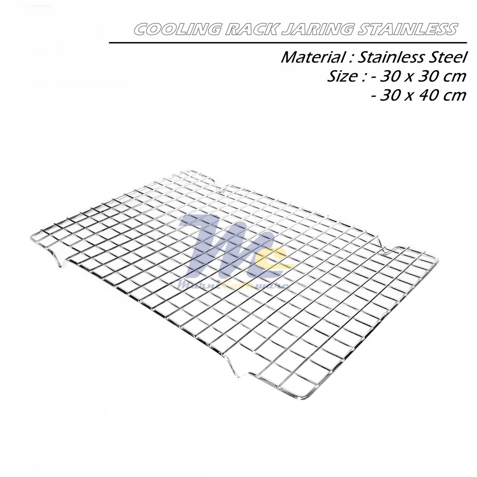 Cooling Rack Grid Stainless Steel (30x30 - 30x40 cm)