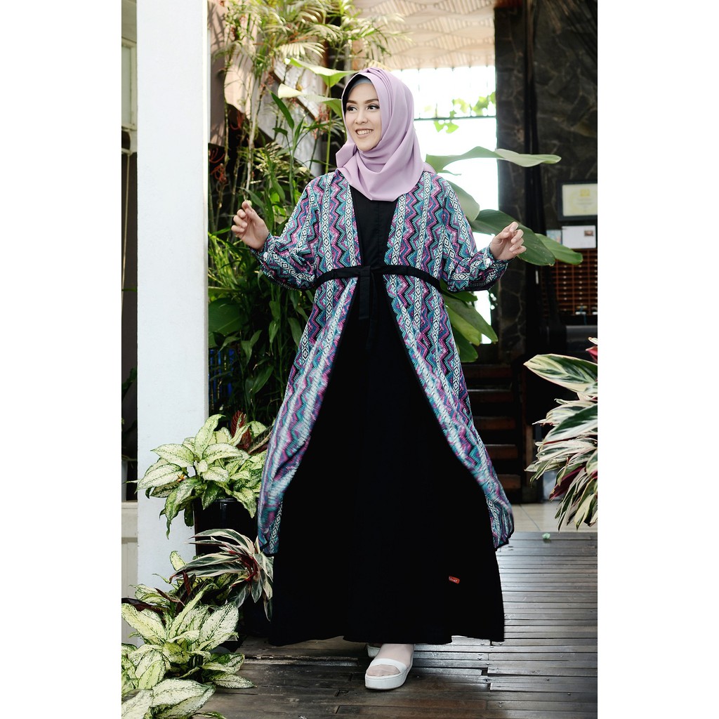 Gamis Motif / Gamis Syari / Baju Muslim Wanita / Gamis Dewasa Nibras NB 143