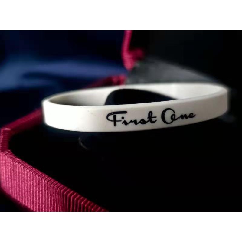 BRACELET FIRST ONE GELANG TANGAN PRIA PUTIH L H