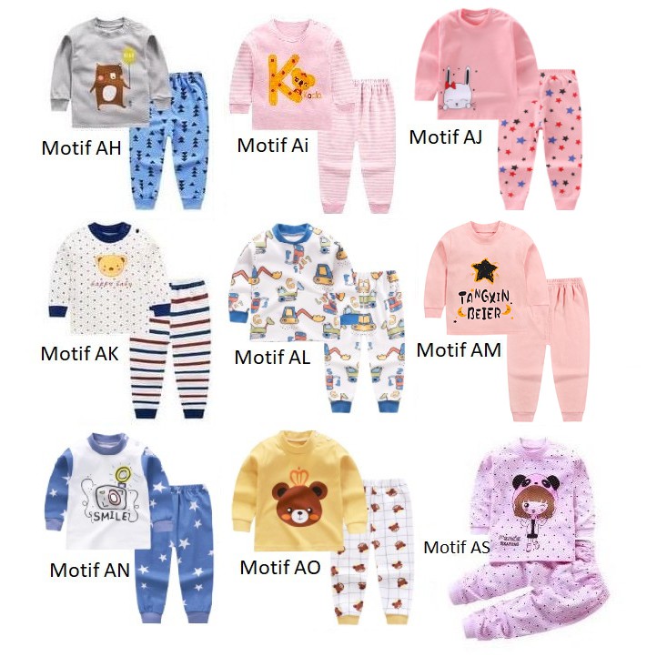 BAJU BAYI / SETELAN PANJANG ANAK / SETELAN BAYI LUCU DAN IMUT