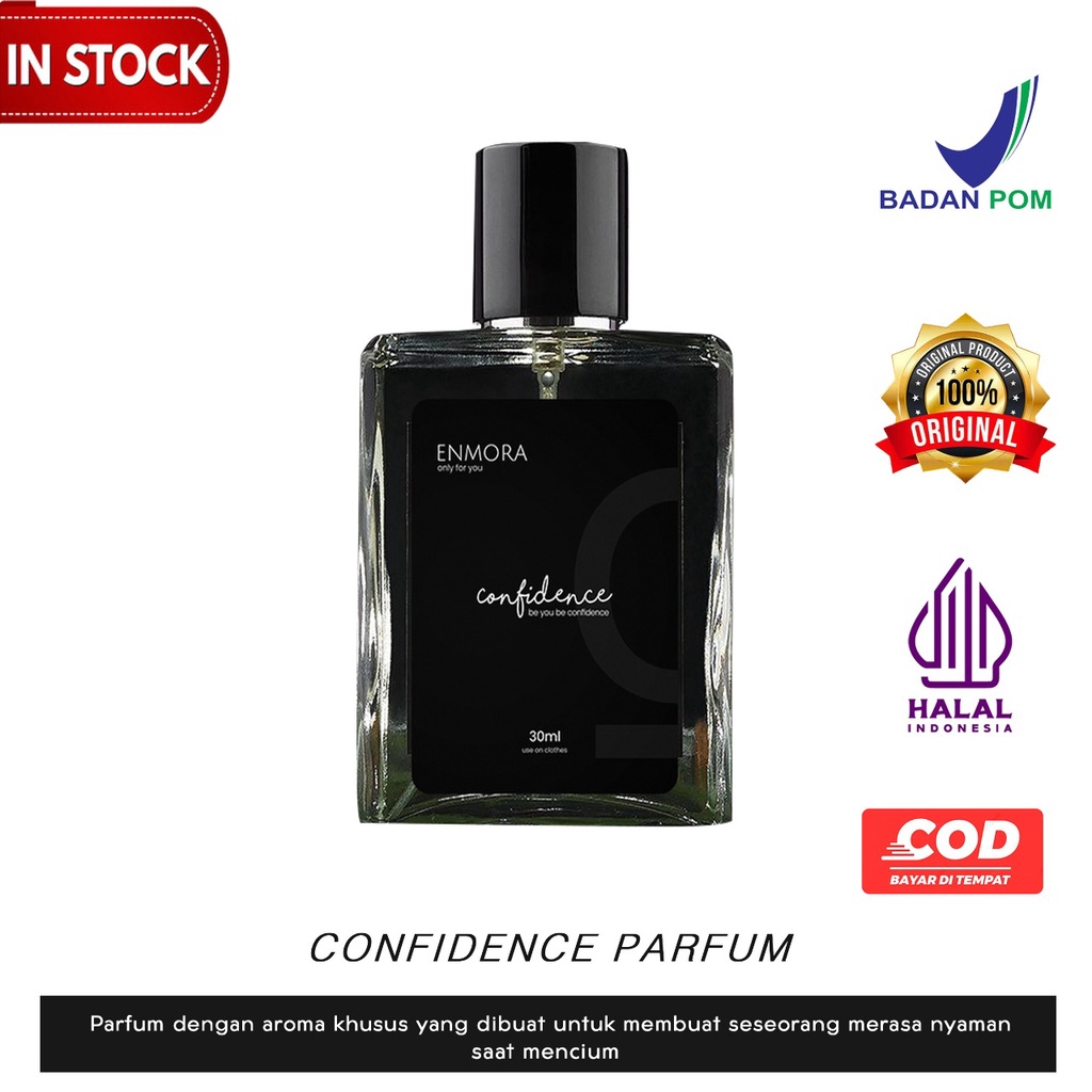 ENMORA CONFIDENCE - PARFUM PERCAYA DIRI  ! BEST SELLER PARFUM UNISEX ORIGINAL !