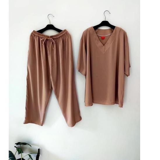 SMO.20Au22y ◦ STELAN ANDIN RAYON POLOS  SETCEL ANDIN/ ANDIN IKATAN CINTA/ONE SET ANDIN/ONE SET VIRAL