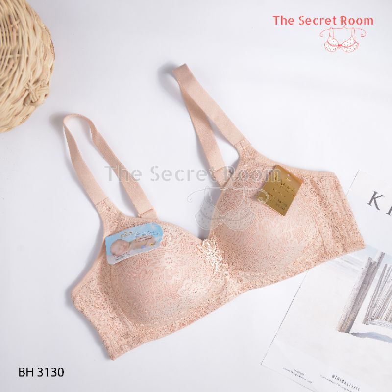 TALLY BRA BH BABY SKIN 3130 | CUP C I SUPER LEMBUT I BUSA TIPIS | TANPA KAWAT