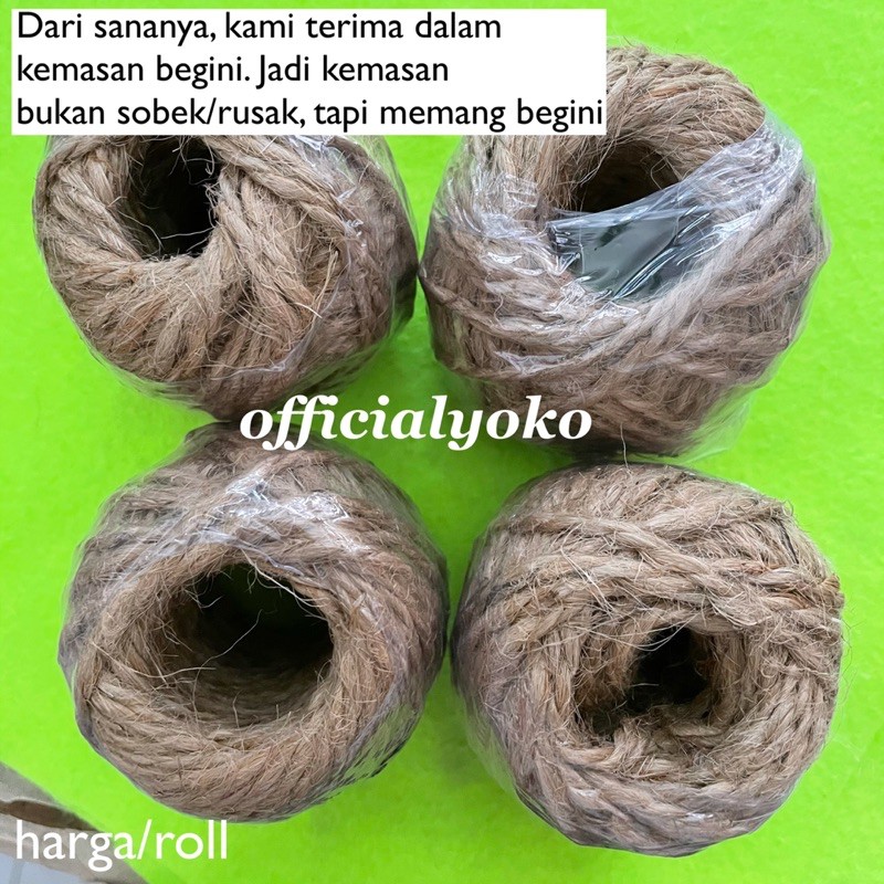 Tali Goni Tali Jadul Tali Rajut Jual Per Roll Hiasan Mahar Hantaran Pot Bunga DIY