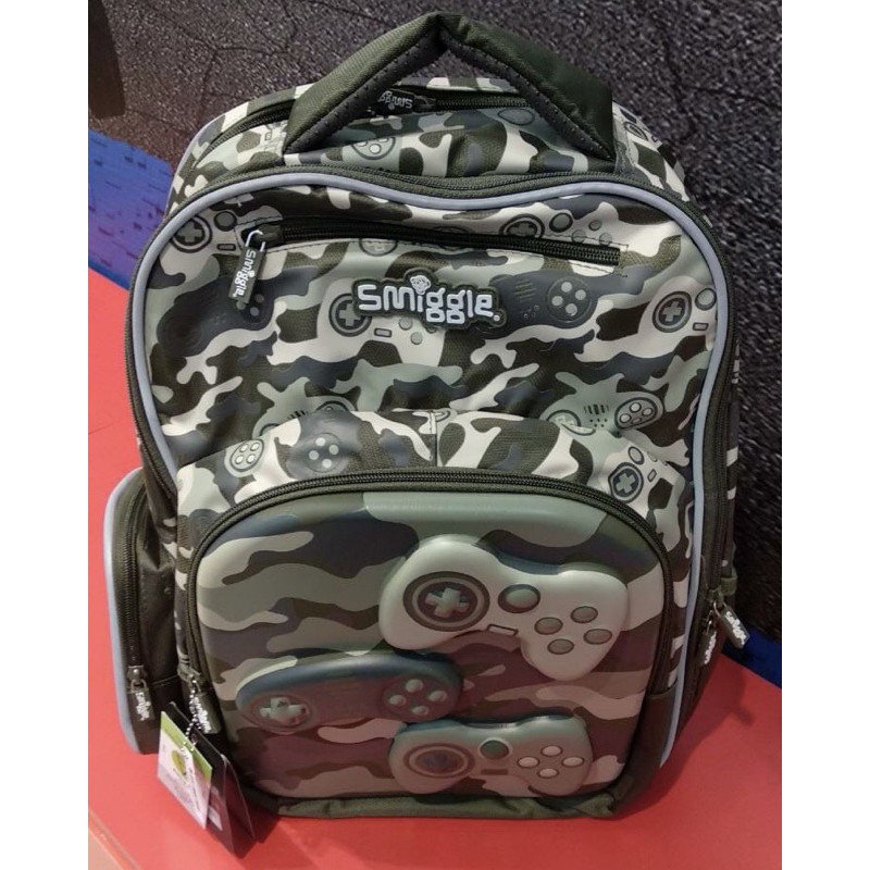 SMIGGLE HARDCASE BACKPACK GAME OVER - tas ransel smiggle