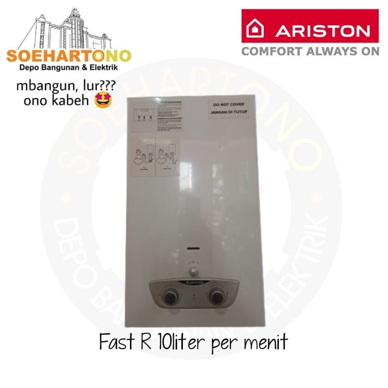 Water Heater Ariston Fast R 10 Liter