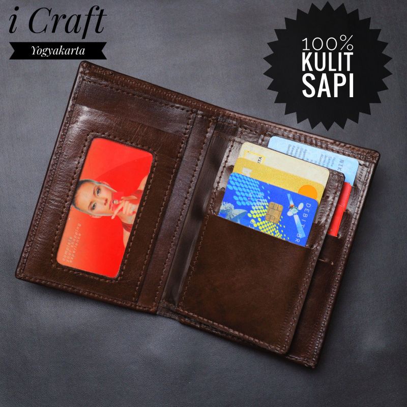 DOMPET KULIT SAPI PRIA/WANITA 3/4