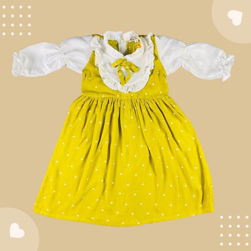 Gamis Anak Beatrice Long 2-5 Tahun Dress Anak Gamis Anak