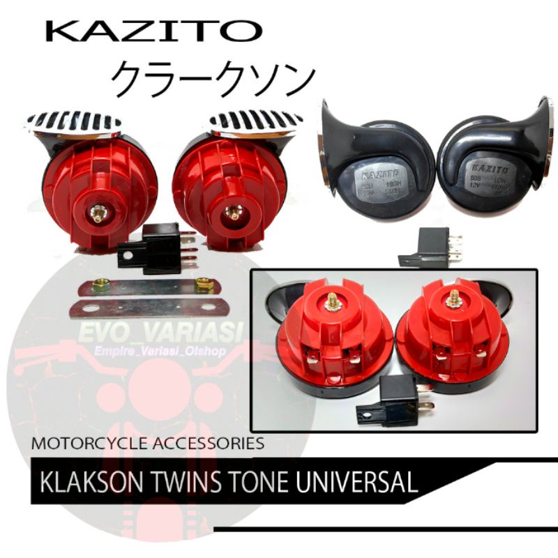 klakson motor model keong double universal variasi klakson motor klakson mobil
