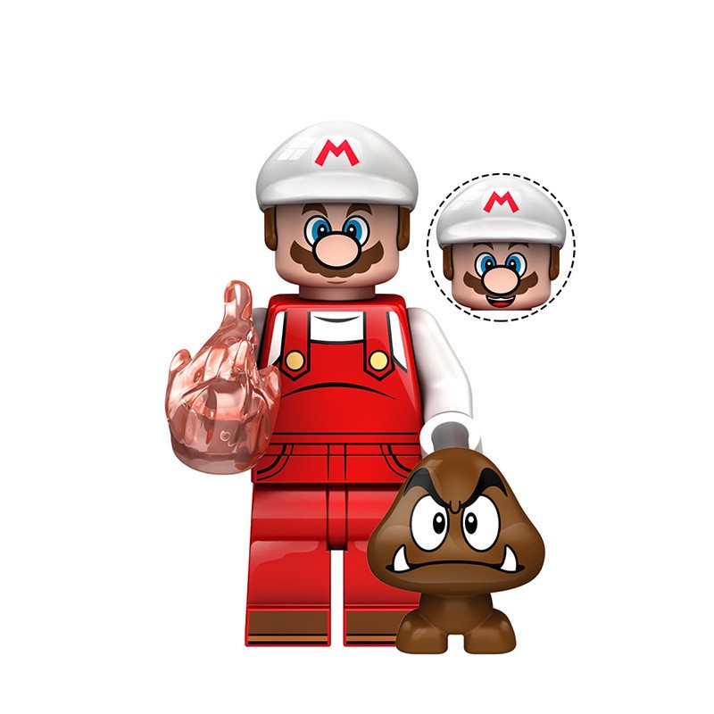 1pc Mainan Koleksi Model Kartun Super Mario Bros Mini Bahan ABS