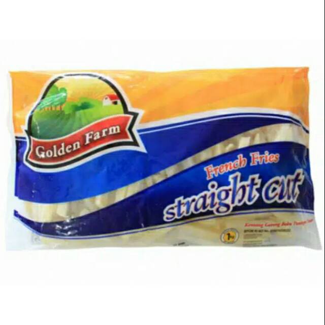 

Golden farm french fries shoestring crinkle straight cut 1 kg