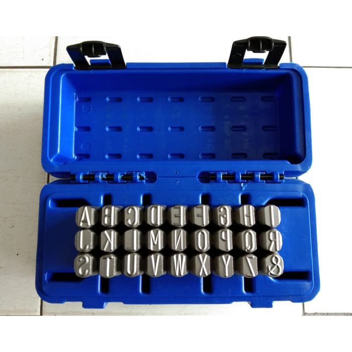 

Promo KETOK HURUF ukuran 15mm / (A-Z) LETTER STAMP PUNCH 15 mm MERK MASUS