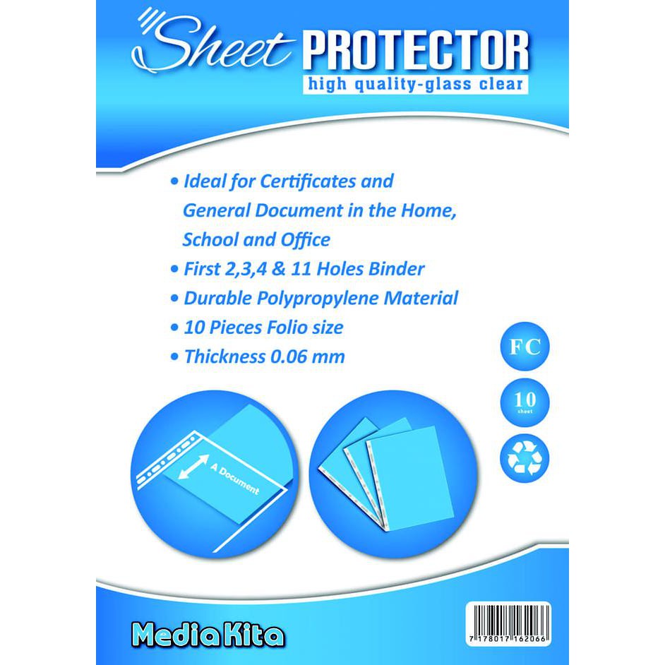 Sheet Protector Folio