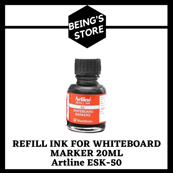 

TINTA ISI ULANG SPIDOL PAPAN TULIS REFILL INK FOR WHITEBOARD MARKER ARTLINE ESK-50