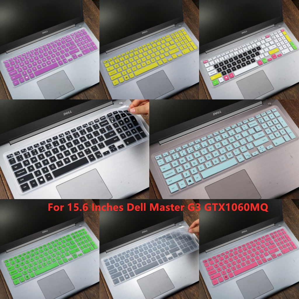 For 15.6 Inches Dell Master G3 GTX1060MQ Soft Ultra-thin Silicone Laptop Keyboard Cover Protector