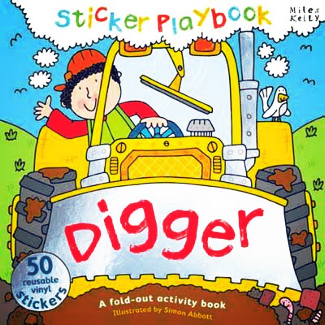 

STICKER PLAYBOOK DIGGER HARDCOVER