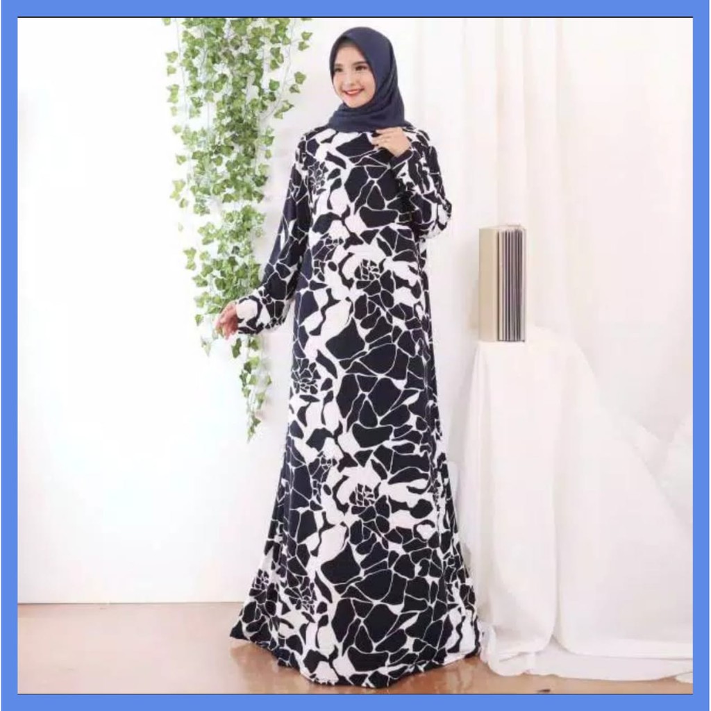 880 Model Baju Gamis Korea Jersey HD Terbaik