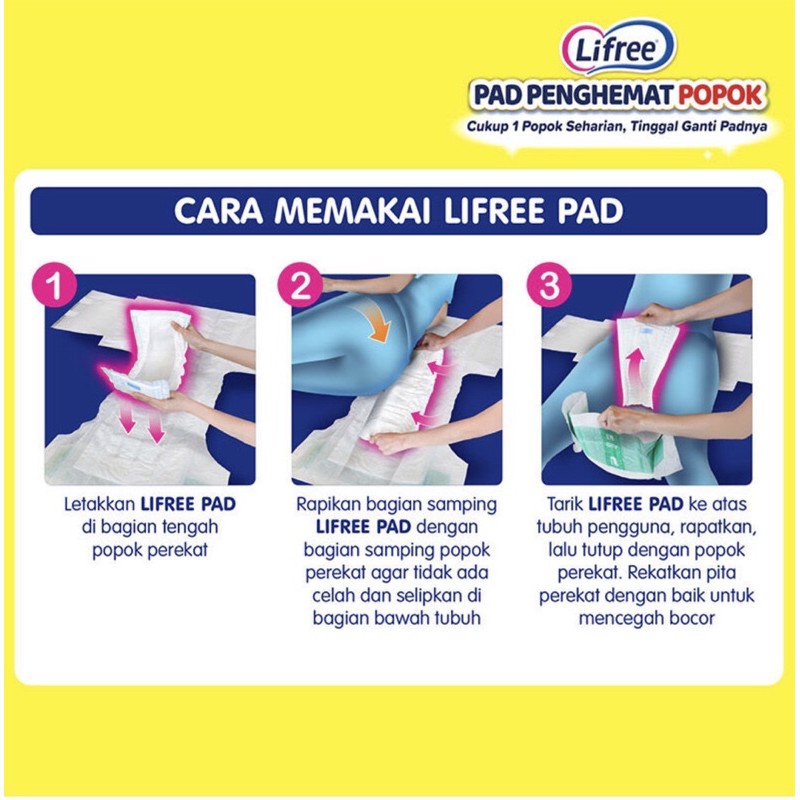 Lifree Lapisan penyerap/Pad penghemat popok