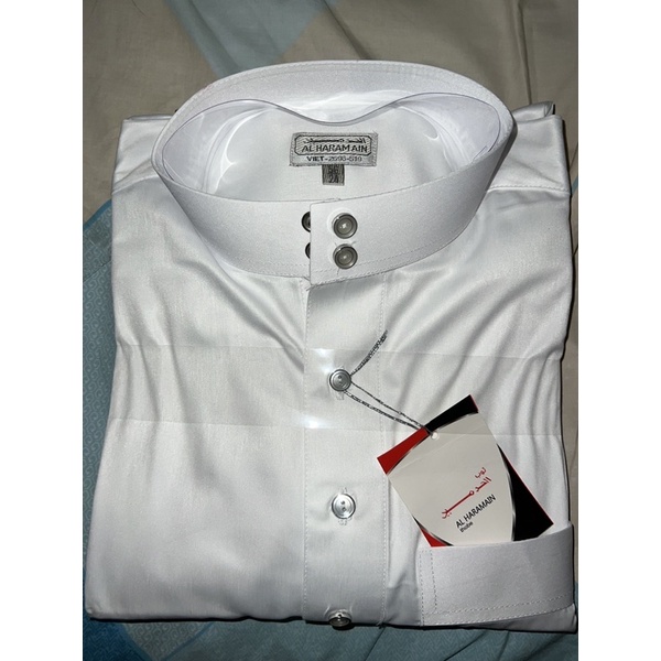 gamis al haramain - jubah pria thobe haramain premium with box