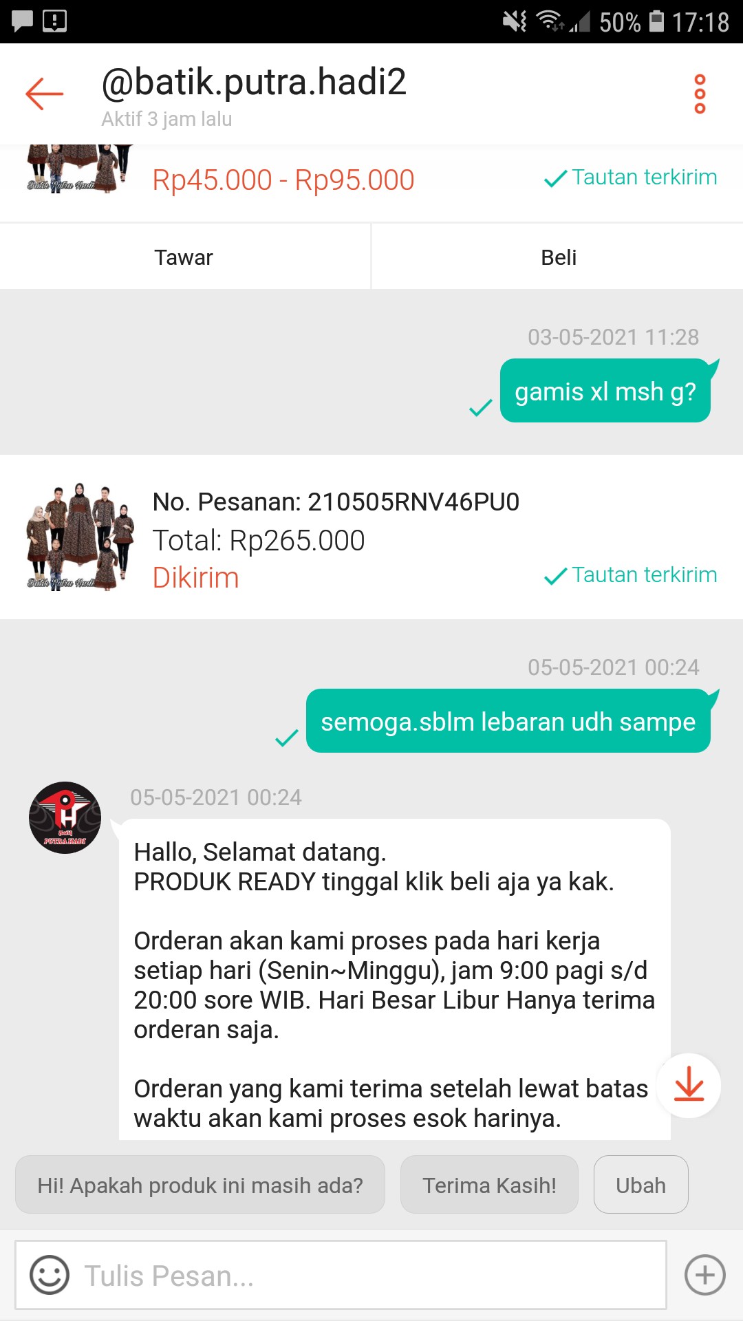 Couple Batik Keluarga Sarimbit Gamis Familly Set Hrb026 Sogan Lawasan Batik Putra Hadi