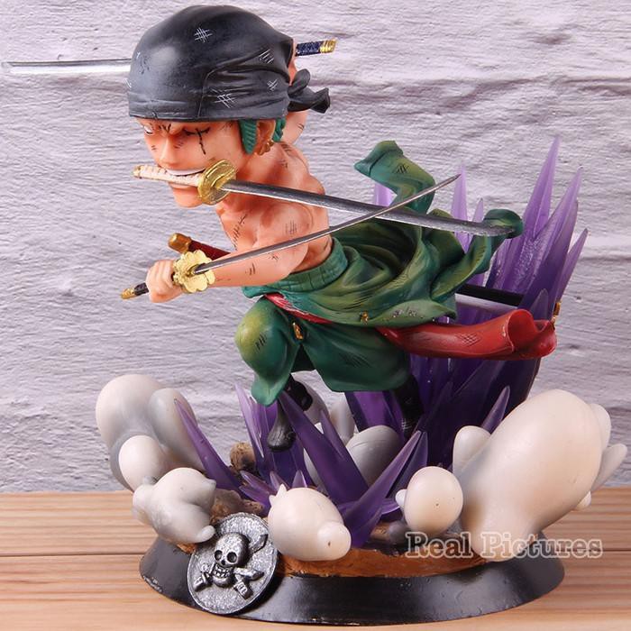 [mainan-hobi] Action Figure One Piece Roronoa Zoro GK Statue Zoro
