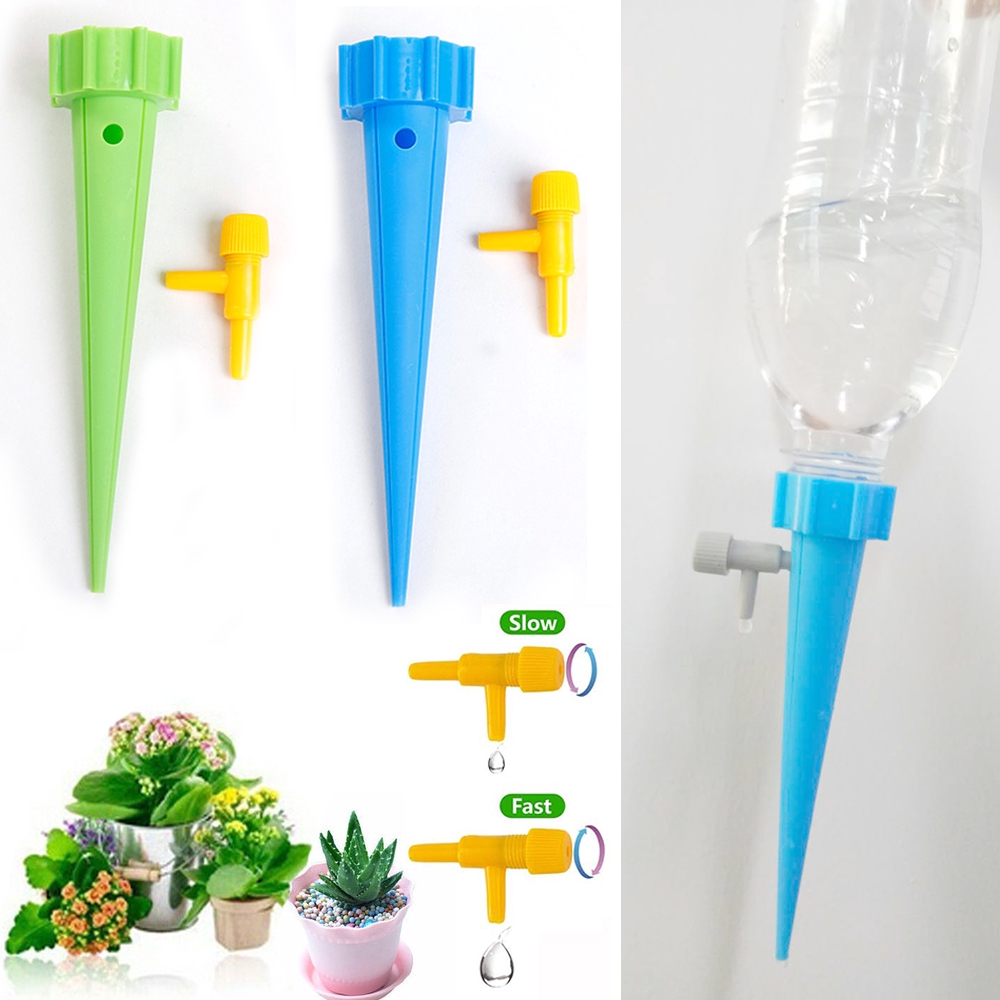 1pc Mini Auto Watering Indoor Kit Plastik Drip Irigasi Spike Rumah Tangga